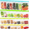 32 Pack Reusable Food Storage Bags Dishwasher Microwave Safe