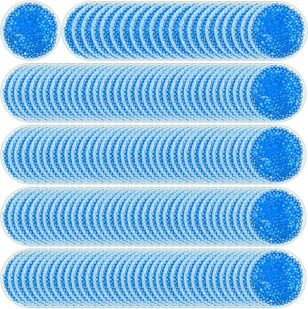 200 Pcs Round Ice Packs Reusable Small Gel Cold Packs Bulk,Blue