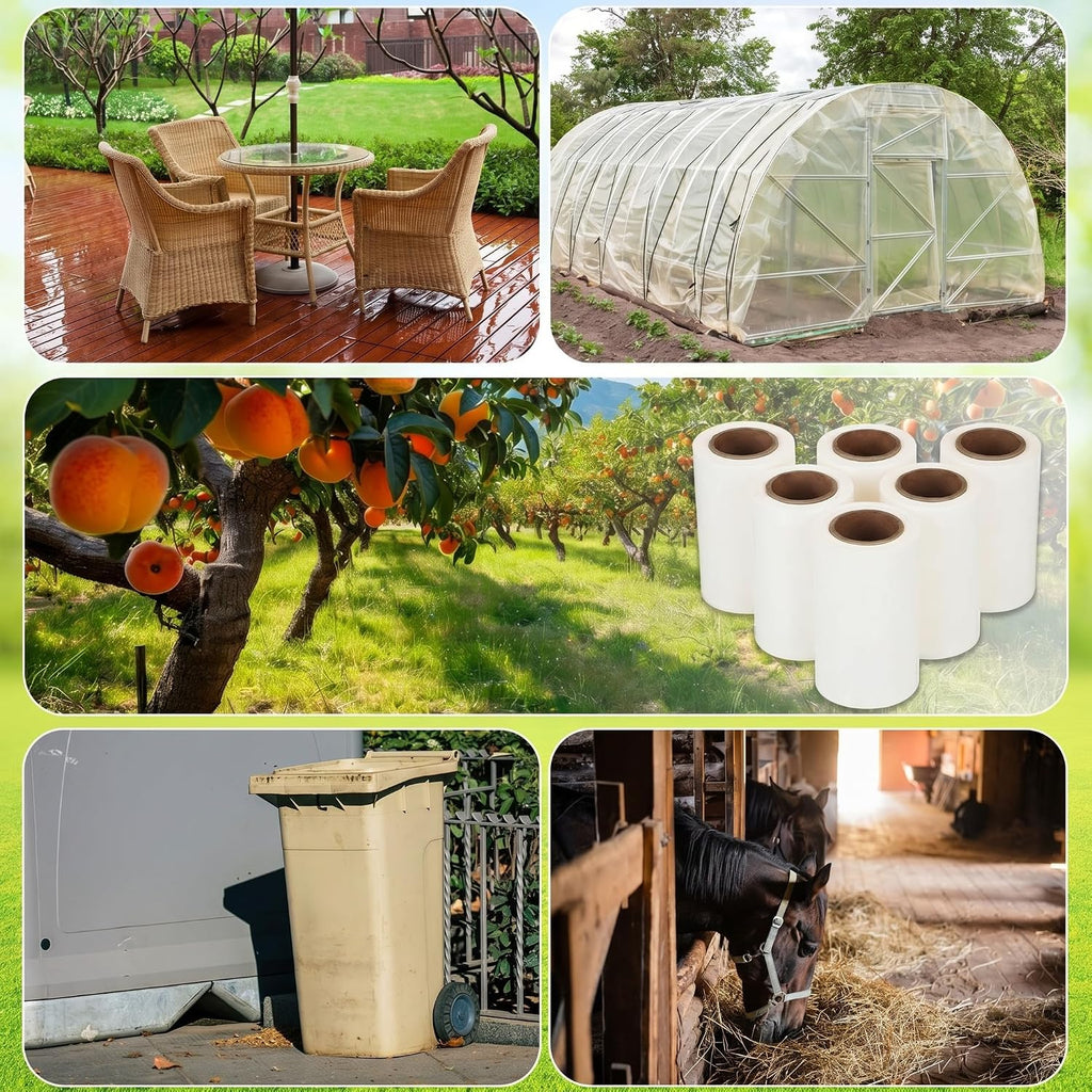 18 Rolls Spotted Lantern Fly Traps Ant Insect Barrier, 30 ft Each, Outdoor Fly Tree Tape Trees Wrap Spotted