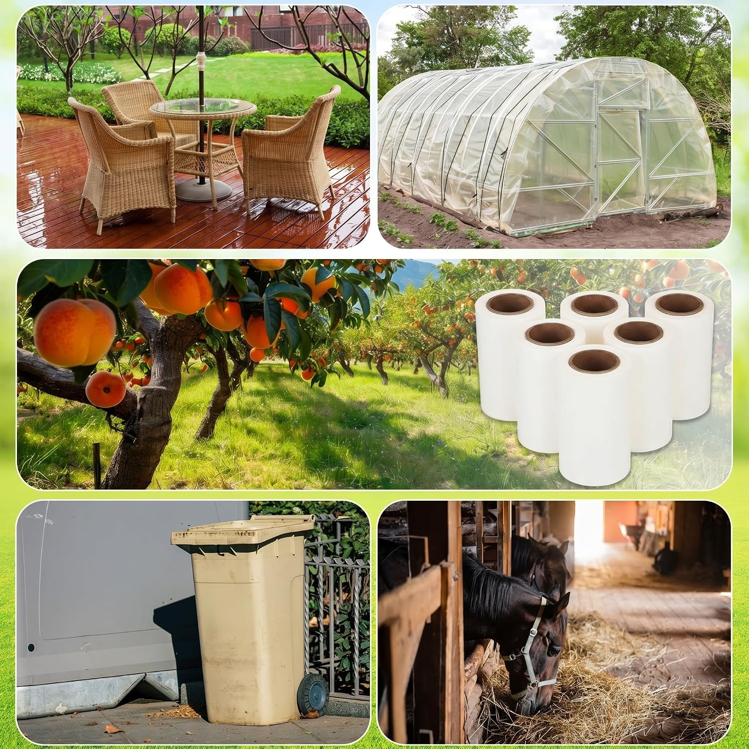 18 Rolls Spotted Lantern Fly Traps Ant Insect Barrier, 30 ft Each, Outdoor Fly Tree Tape Trees Wrap Spotted