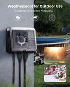 24-Hour Mechanical Pool Timer for Above Ground Pool, NEMA 5-15R
