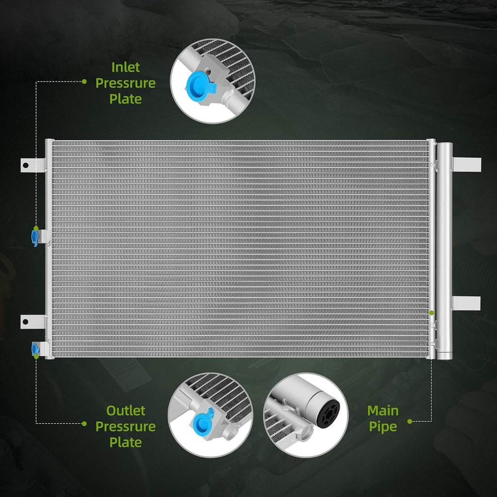 AUTOSAVER88 A/C Condenser Air Conditioning Compatible with 15-22 Ford F-150