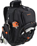72Pockets Rolling Tool backpack, Tool Bag Backpack With Wheels