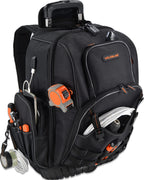 72Pockets Rolling Tool backpack, Tool Bag Backpack With Wheels
