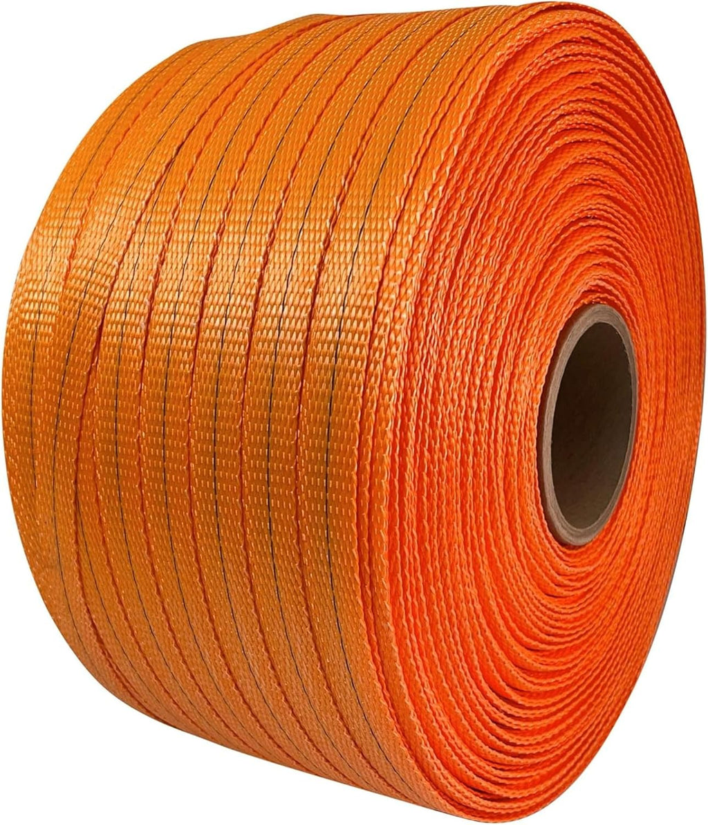 CPP 3/4" x 1650' Woven Polyester Strapping Cord - 2400 lbs Break Strength, Heavy Duty Strapping - Water, UV