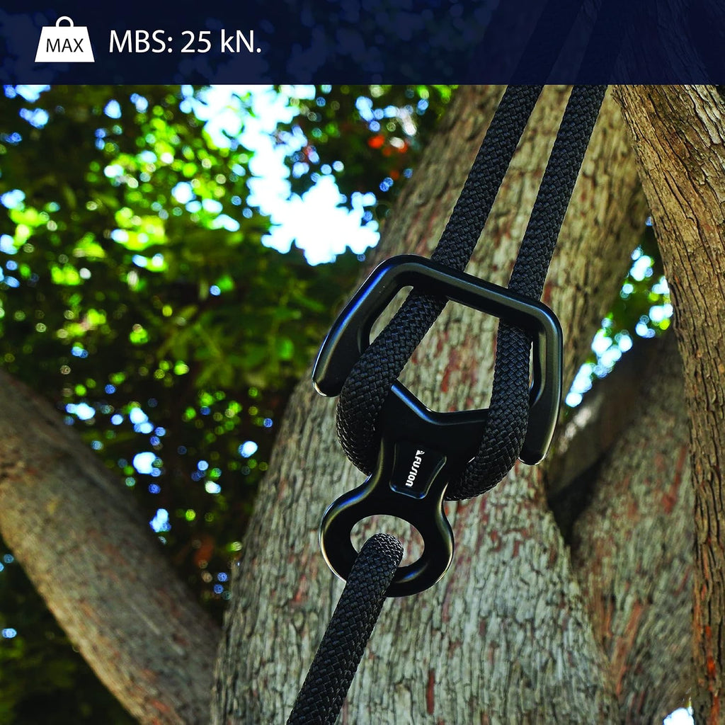 Climb Aluminum Descender Rescue Figure 8 Descender with Ears/Horns Rappelling Gear Belay Device Climbing Skills