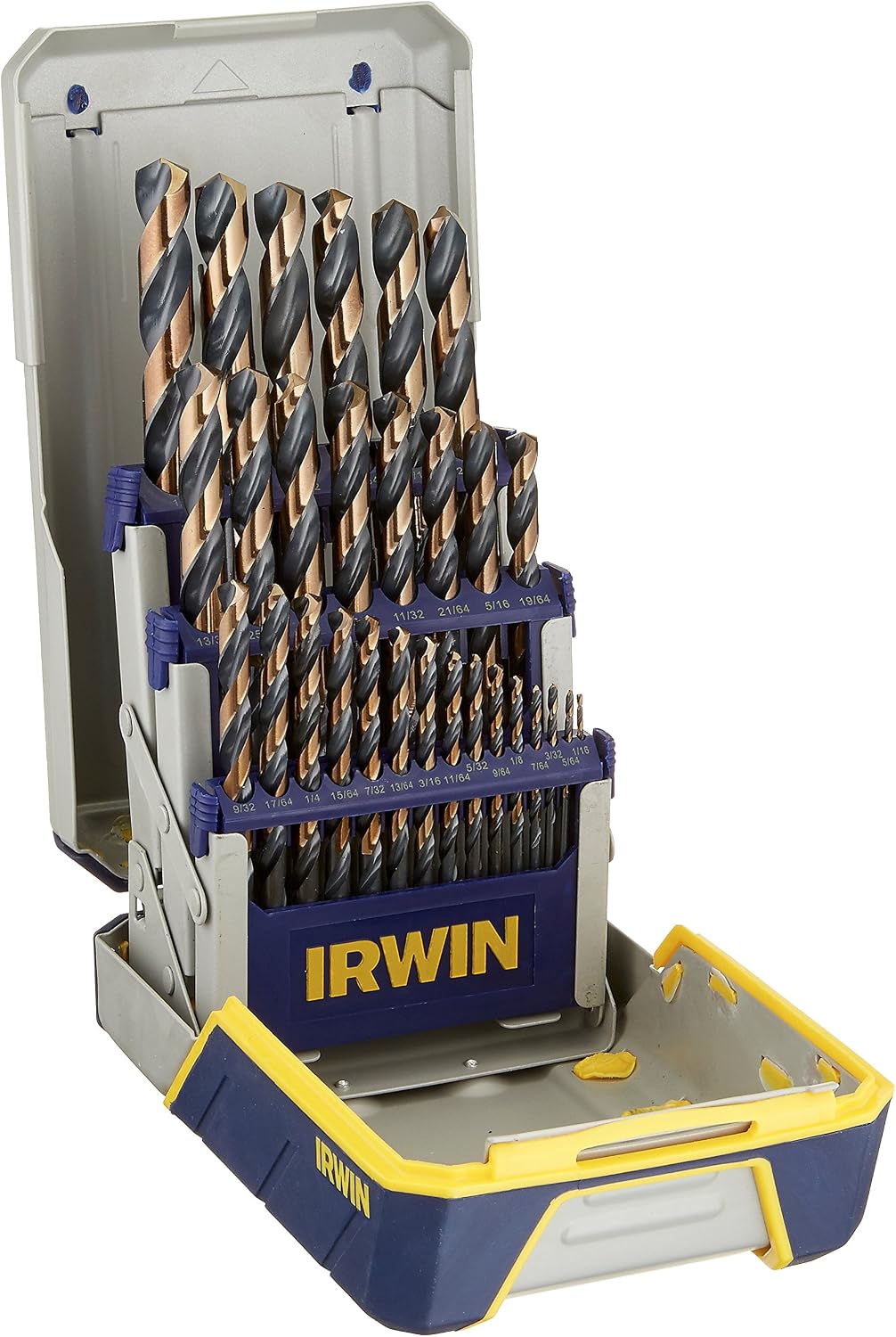 Irwin Tools IRWIN Drill Bit Set, High-Speed Steel, 29-Piece (3018005)