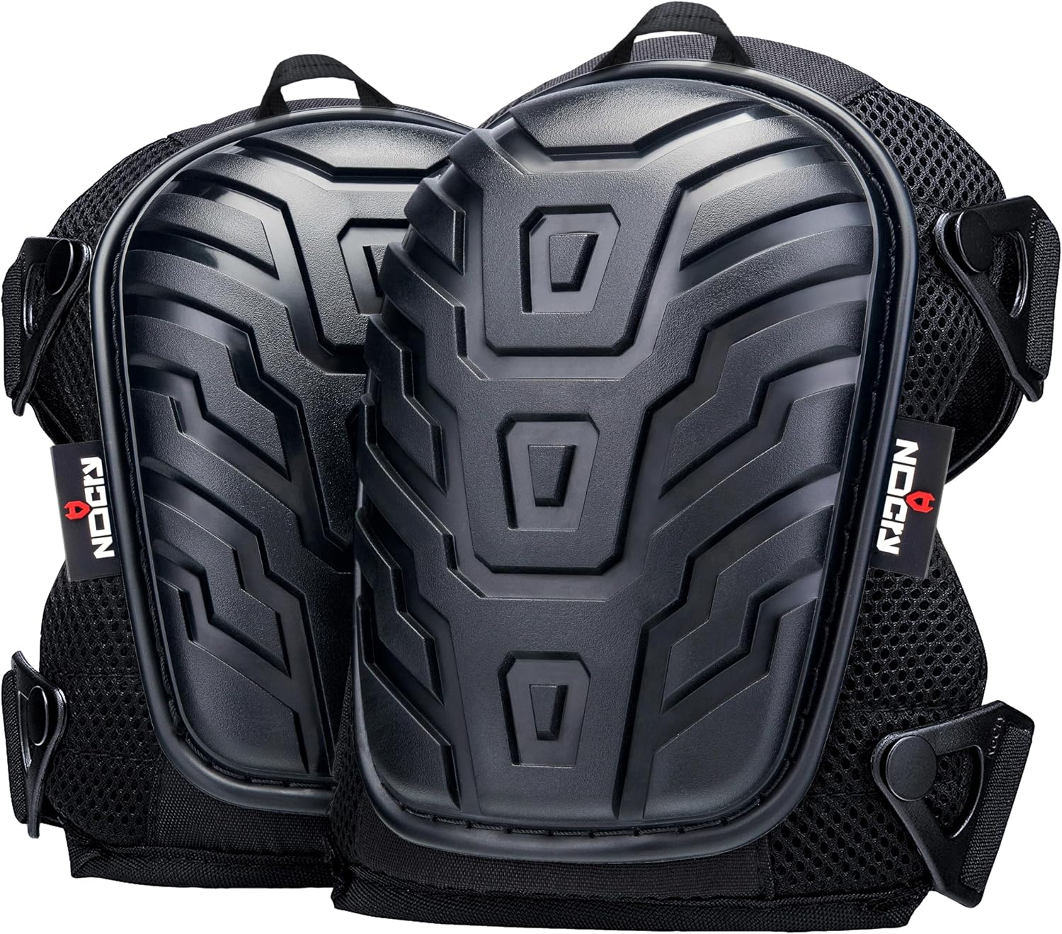 Professional Gel Knee Pads for Work with Soft Foam and Gel Cushion — Heavy Duty Cap, Reinforced Adjustable Straps