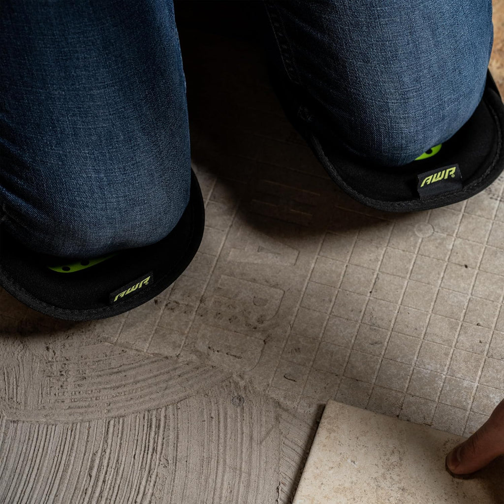 Gel Pro Flooring Knee Pads with Dual-Layer Gel and Foam Padding