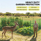 6.6x100ft Plastic Mesh Fencing,0.4in Mesh Deer Fence
