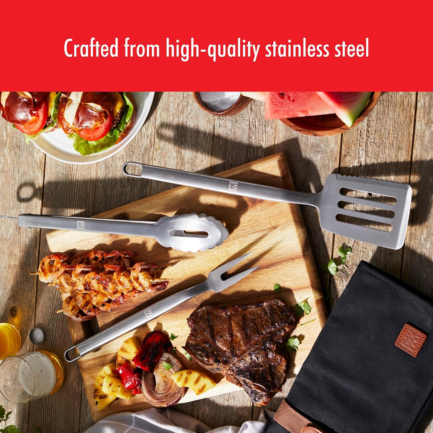 BBQ+ 4-pc Grill Tool Set