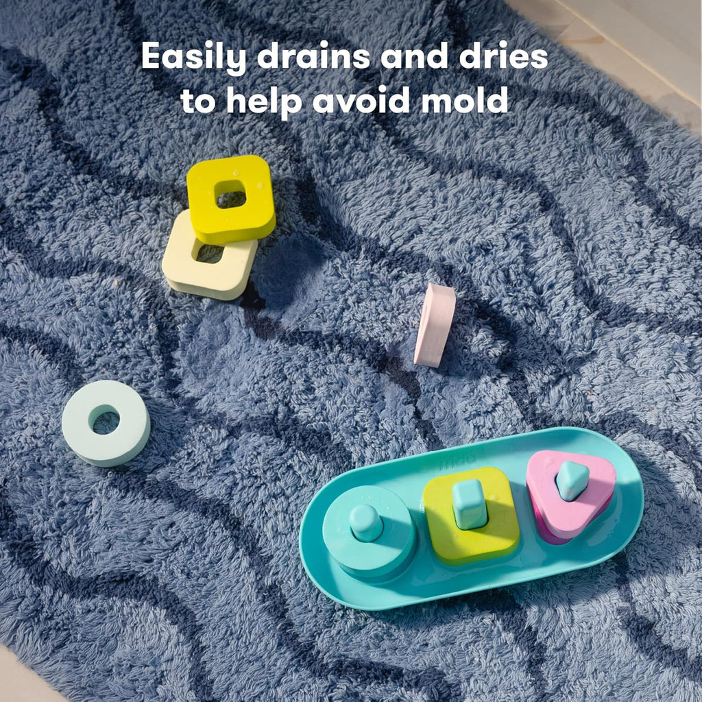 Frida Baby Sort + Solve Bath Puzzle Bath Toy, Matching + Sorting Bath Toys for Toddlers, Play with Purpose, Develop