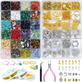 Jewelry Making Kit for Adults - 1760 PC Crystal Beads, 800 PC Jewelry Findings, DIY Bracelet, Earring