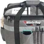 23" Gray Insulated Food Delivery Bag, Large