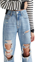 Women's Juniors High Rise Loose Fit Jean