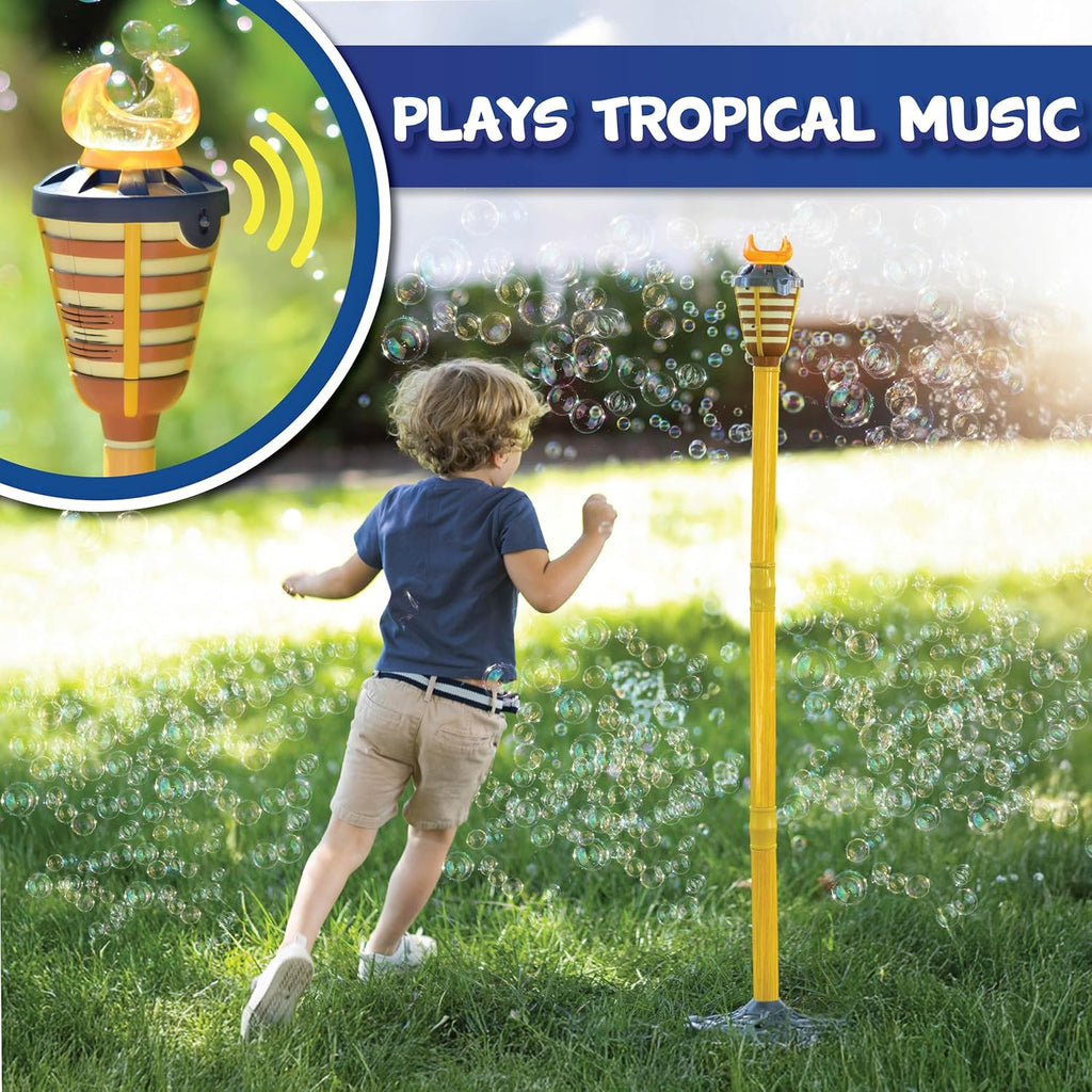 Tiki Torch Bubbler - Bubble Machine - for Kids, Teens
