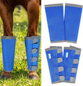 Fly Boots for Horses Set of 4 with Reflective Vercros, Loose Fitting Mesh Horse Fly Boots Leggings, Adjustable Equine