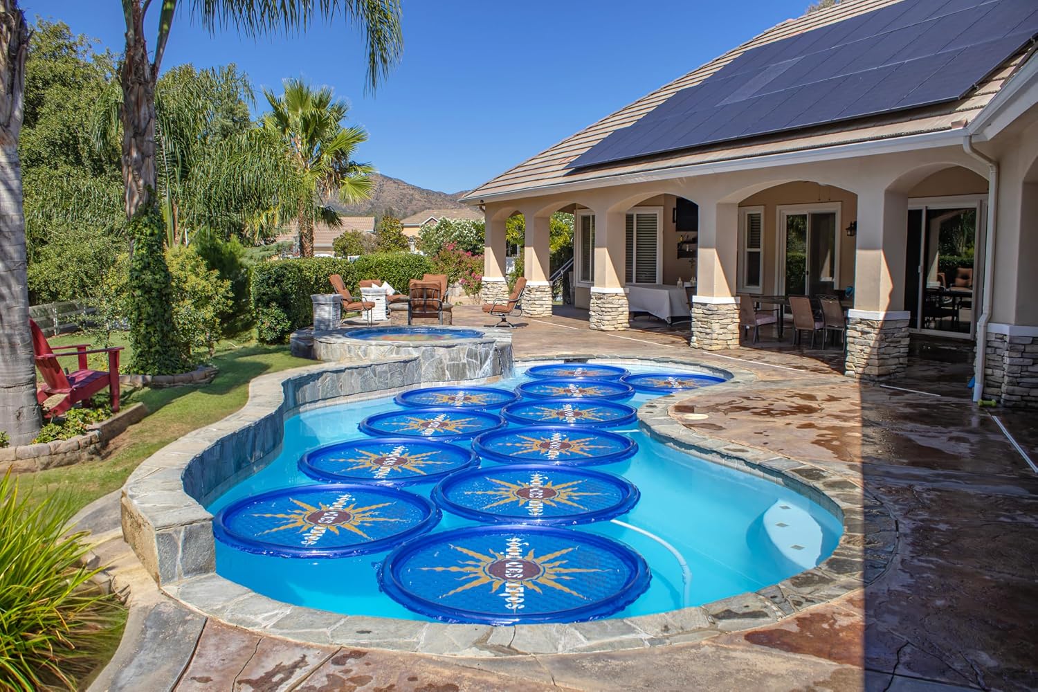 60-Inch UV Resistant Solar Pool Heater │ Above Ground & Inground Pools & Spas │ Sunburst │ 1-Pack