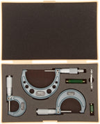 Mitutoyo 103-922, 0-3 X .0001 Outside Micrometer Set, with Standards