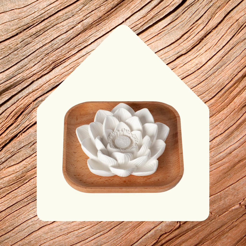Passive Lotus Flower Aromatherapy Essential Oil Diffuser
