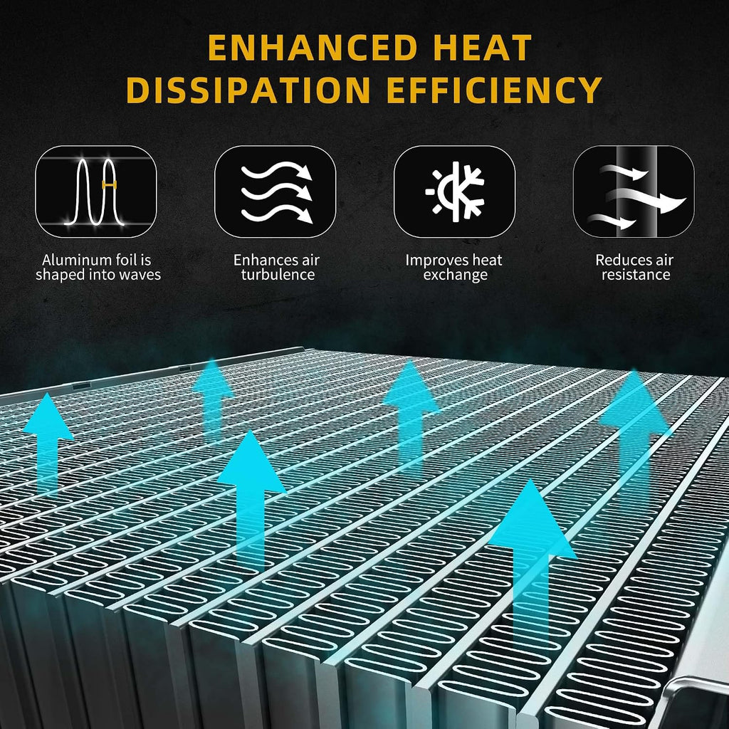 DWVO Complete Radiator Compatible with 2016-2019 2021-2023 Toyota Tacoma