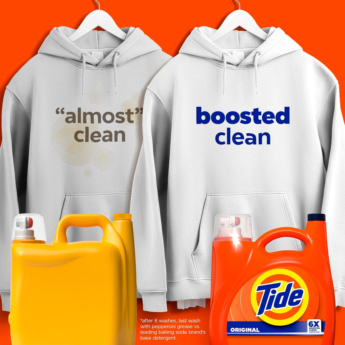 Liquid Laundry Detergent, Original Scent, 125 fl oz, 100 Loads, Boosted Clean Even in Cold Water with Concentrated