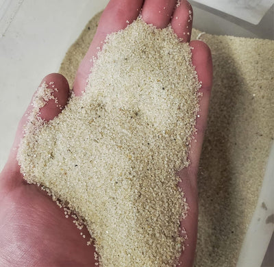 White Aquarium Sand Substrate (45lbs)