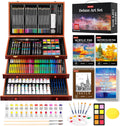 Art Supplies, 192-Pack Deluxe Art Set Drawing Painting Supplies Kit with Acrylic Pad, Watercolor Pad, Sketch Book