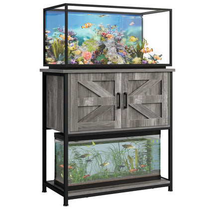 20/29/30 Gallon Fish Tank Stand with Cabinet 800LBS Capacity