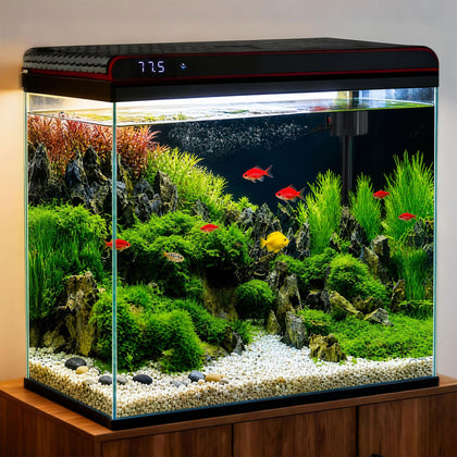 20 Gallon Glass Fish Tank, Aquarium Starter Kit, Kids Gift Ideas
