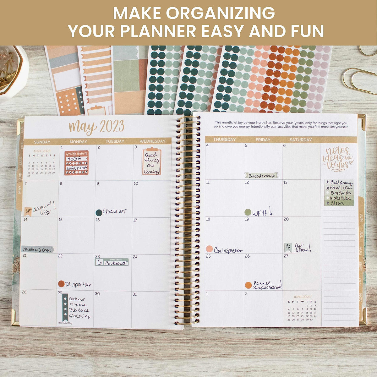 Color Coding Planner Stickers - Muted Neutrals 1/4" Minimalist Dot Labels - Six Sheets, 1000+ Stickers Per Pack!