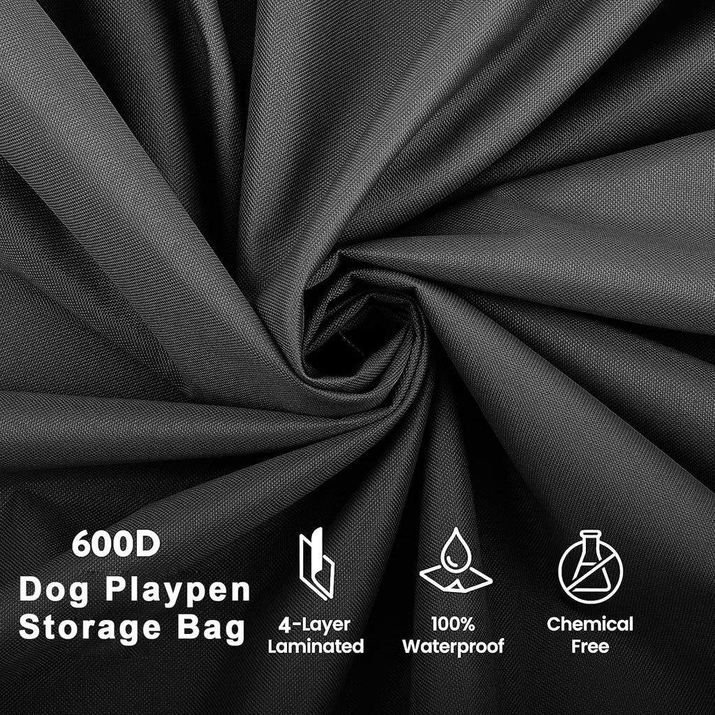 40" Dog Playpen Storage Bag, Suitable for Foldable Exercise Pet Playpens, Dog Fence Travel Bag with Handles for