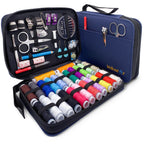 Sewing Kit for Men & Adults - 100-Piece Navy Blue Beginner Set