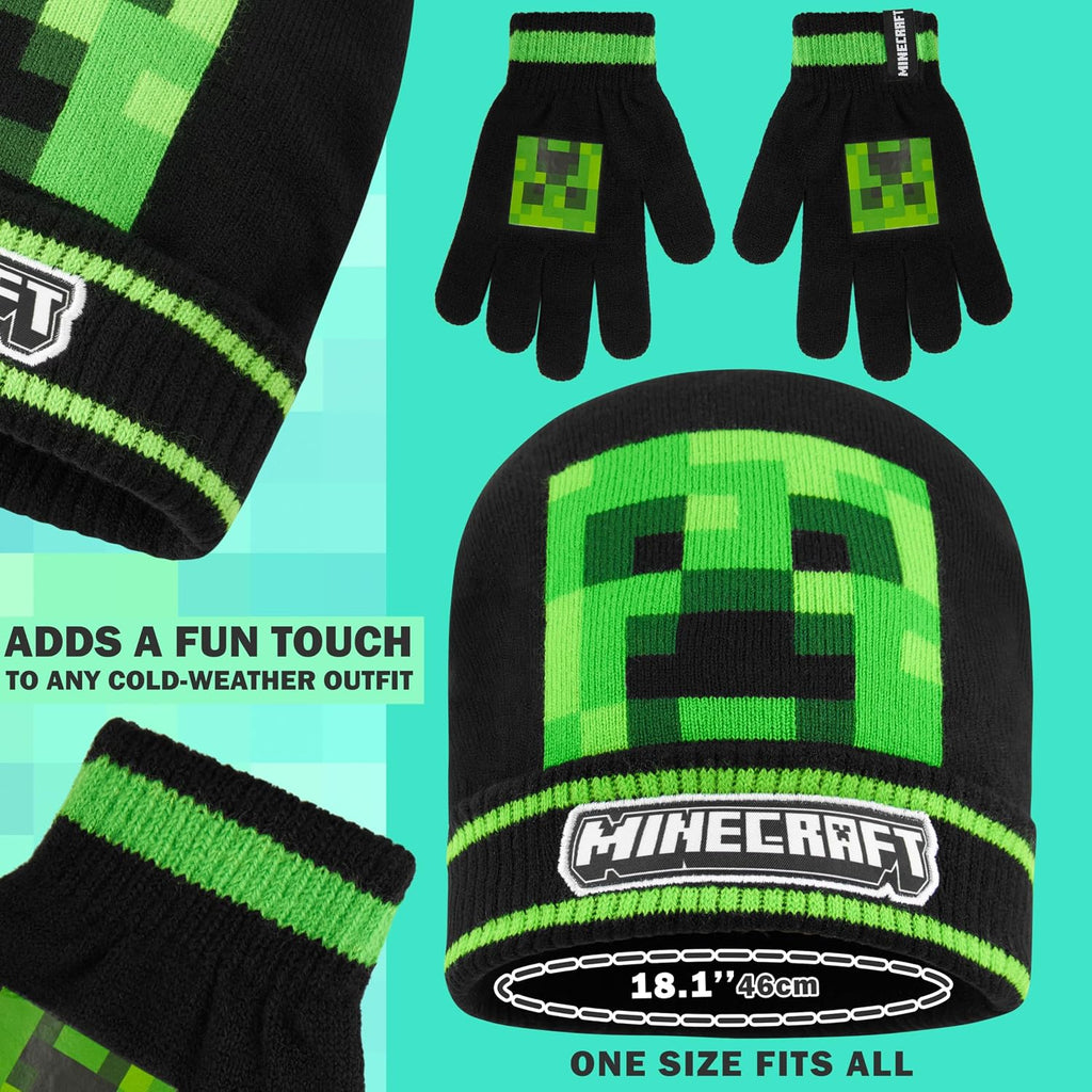 Boys Winter Set, 6–14 Yrs, 3Pc Beanie Scarf Gloves, 2Pc Knit Cap Mitts, 1 Pc Bucket Hat|Beanie Gifts for Boys