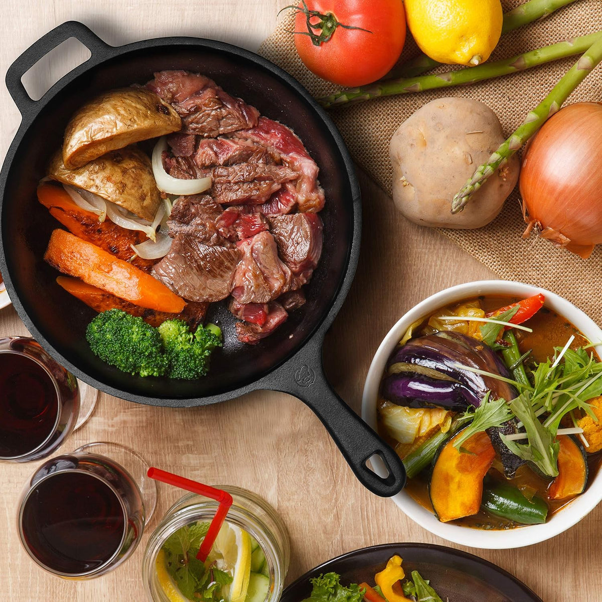 2-in-1 3-Qt. Dutch Oven, 10.25-Inch Skillet Lid, CHFL3CC