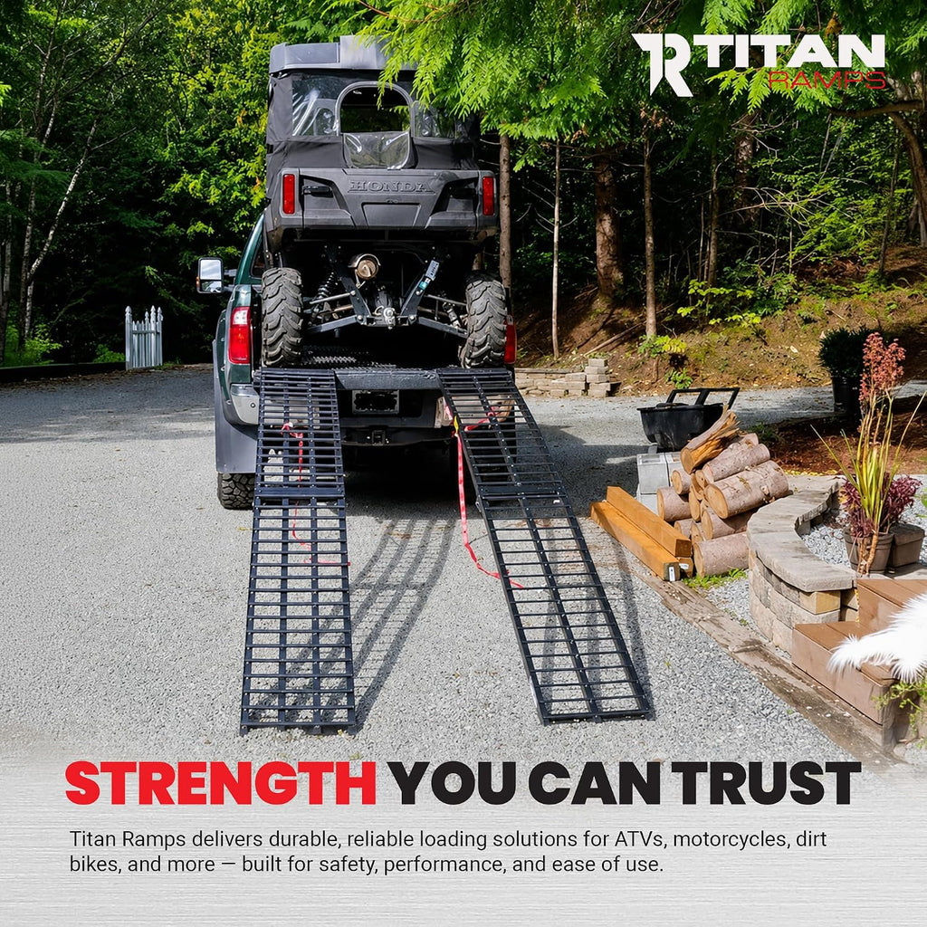 7.5' ATV Loading Ramps, 1,500 lb Capacity, Titan Ramps