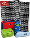 Personalized Universal Name Labels for Kids & Adults - Black [70pcs] - Waterproof Name Stickers for School, Daycare &