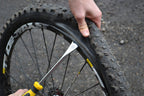 Downhill Bicycle Tire Lever, Black/Yellow