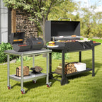 24x36 Inch Stainless Steel Prep and Work Table with Wheels