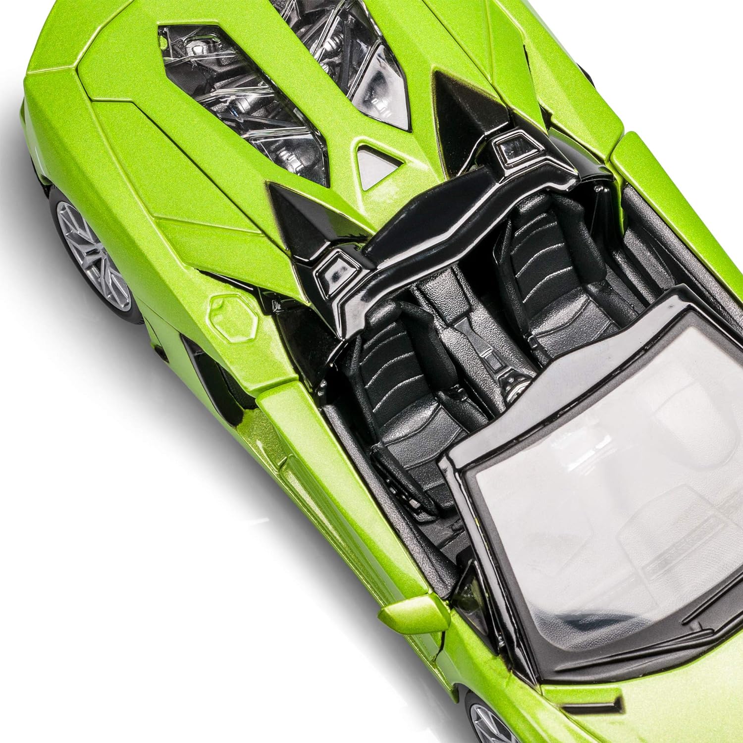 Assembly Line Lamborghini Aventador Roadster Die Cast Model Kit (1:24 Scale), Colors May Vary