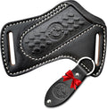 Red Scorpion Handmade Leather Knife Sheath for Belt - EDC Belt Holster for Folding Knife, Leather Sheath for Pocket