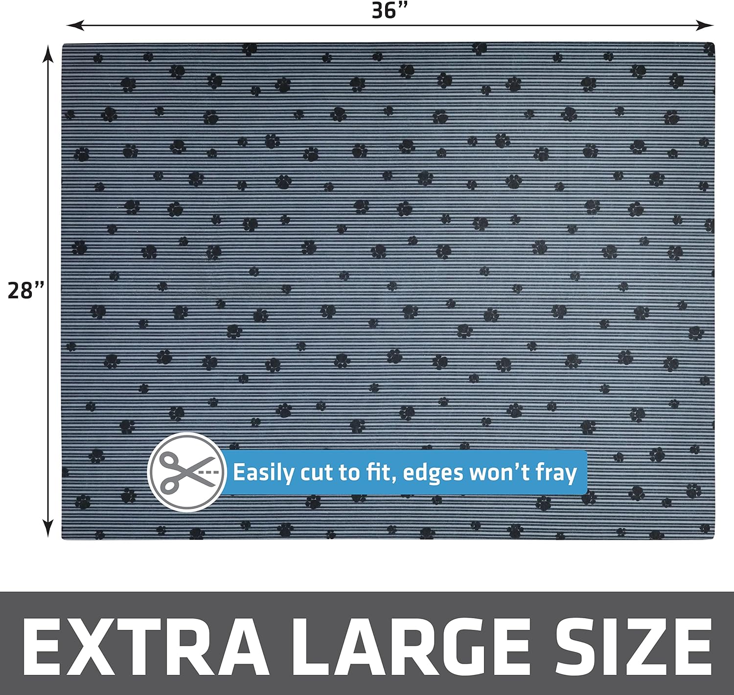 Cat Litter Box Mat, Litter Trapping Mat, Waterproof, Urine-Proof, Absorbent, Machine Washable, Soft on Paws, Contains