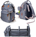 SNUGGY BABY Diaper Bag with Changing Station, Diaper Backpack with Changing Pad, Portable Diaper Organizer, Insulated