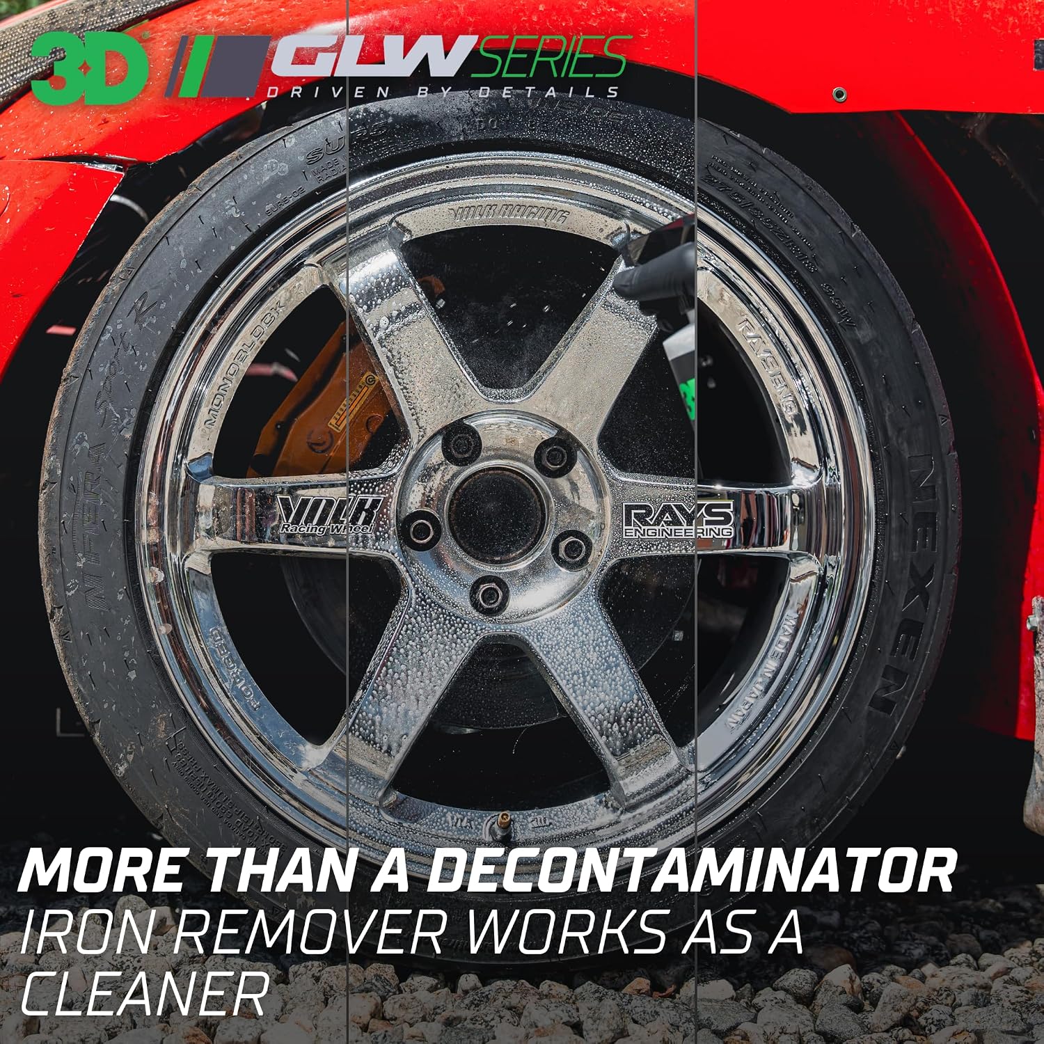 GLW Series Iron Remover – Fast Acting Fallout & Brake Dust Cleaner | pH Balanced Wheel & Paint Decontamination | DIY
