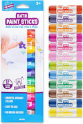 Bath Paint Sticks Bath Toy, 12 Count | Nontoxic, Washable Bathtub Paint for Kids & Toddlers | Twistable Sticks Draw