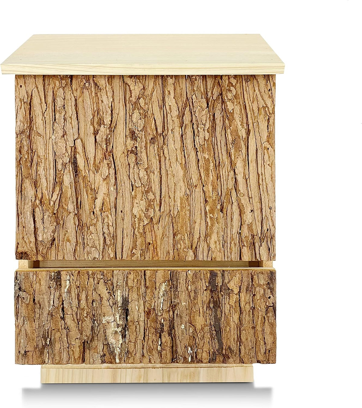 Bat Houses for Outdoors for Tree, Real Bark, 3 Chamber