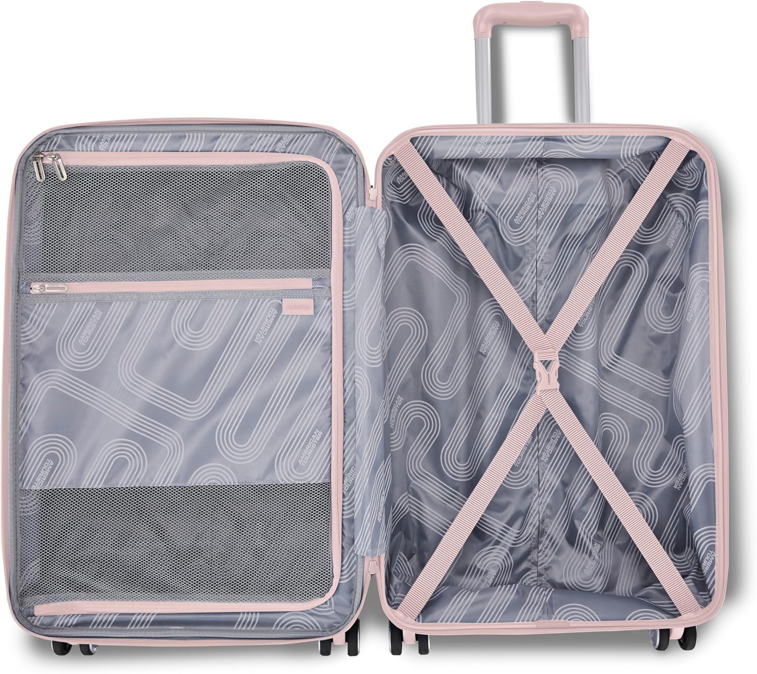 Stratum 3.0 Carry-On Spinner, Airline Approved, Durable Hardside Luggage, Expands 1.5", RightHeight Adjustable