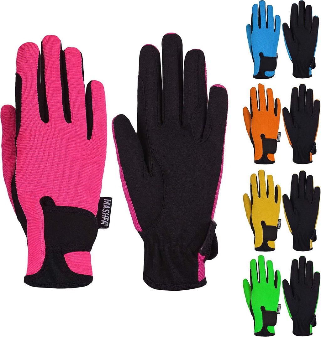 Kids Horse Riding Gloves Children Equestrian Kids Gloves Child Horseback Bike Gardening Boys & Girls Mittens Pony