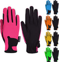 Kids Horse Riding Gloves Children Equestrian Kids Gloves Child Horseback Bike Gardening Boys & Girls Mittens Pony