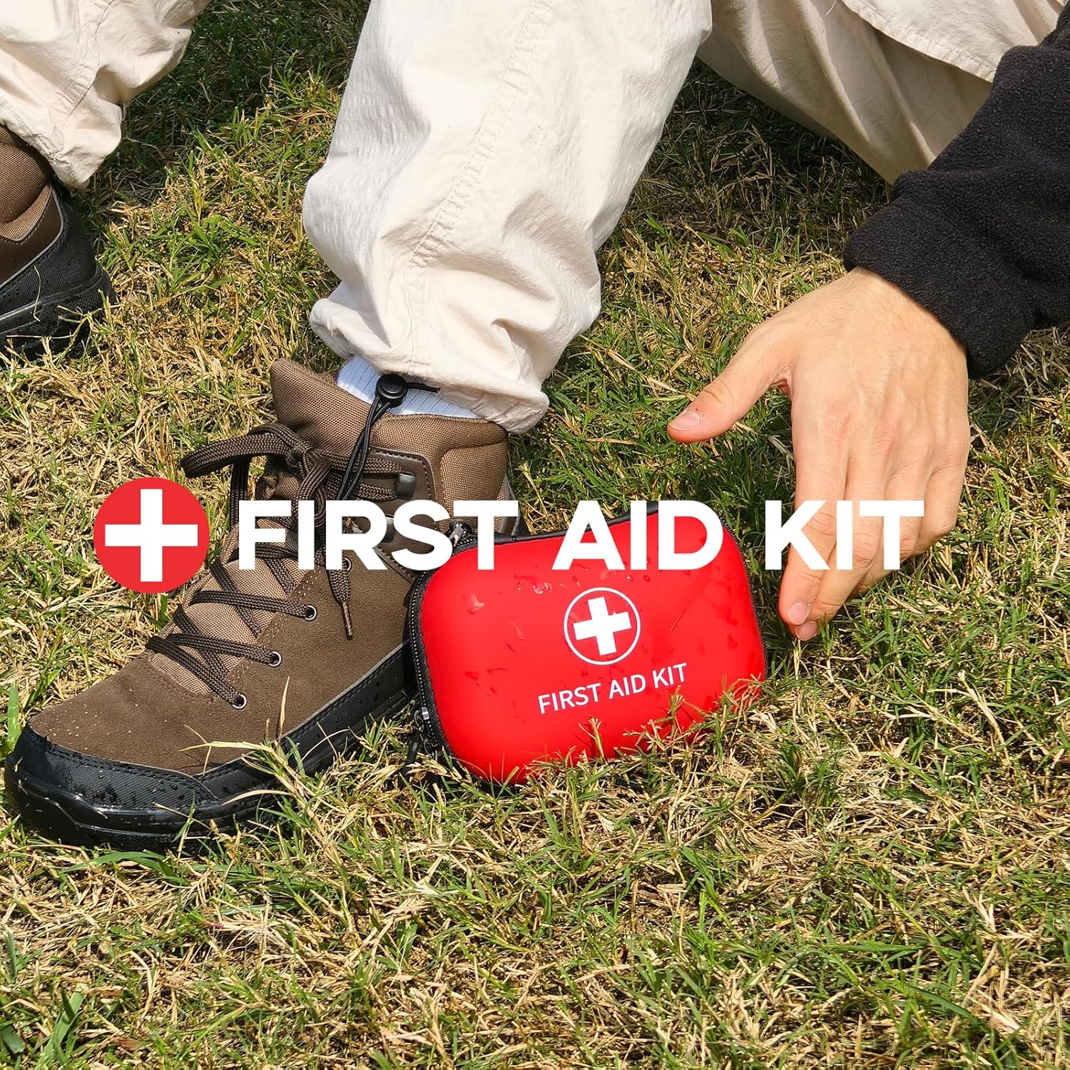 138 Pcs Mini First Aid Kit Travel Size, TSA Approved Small First Aid Kit for Car, Hiking & Home, Compact Travel